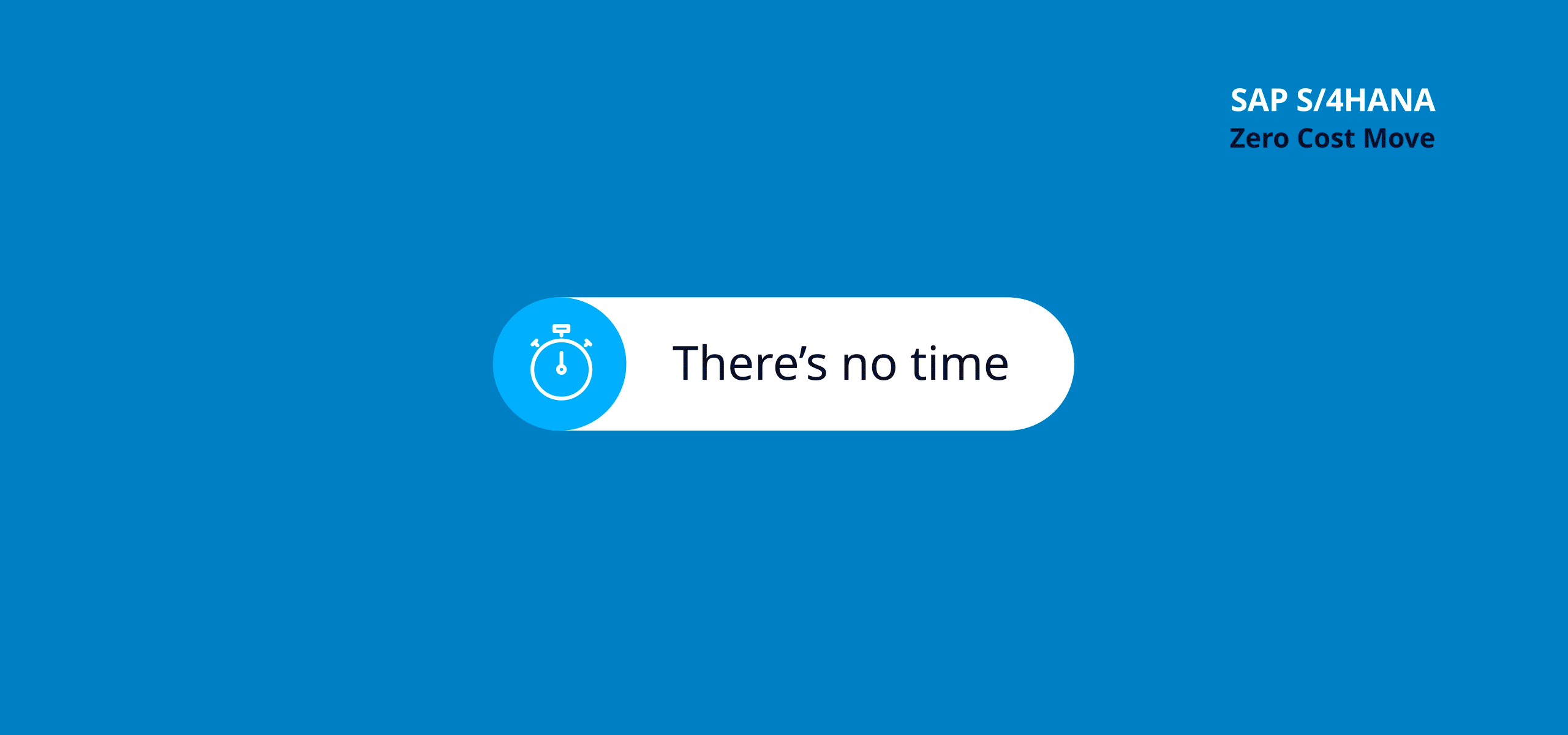 There's no time like now ... make the switch